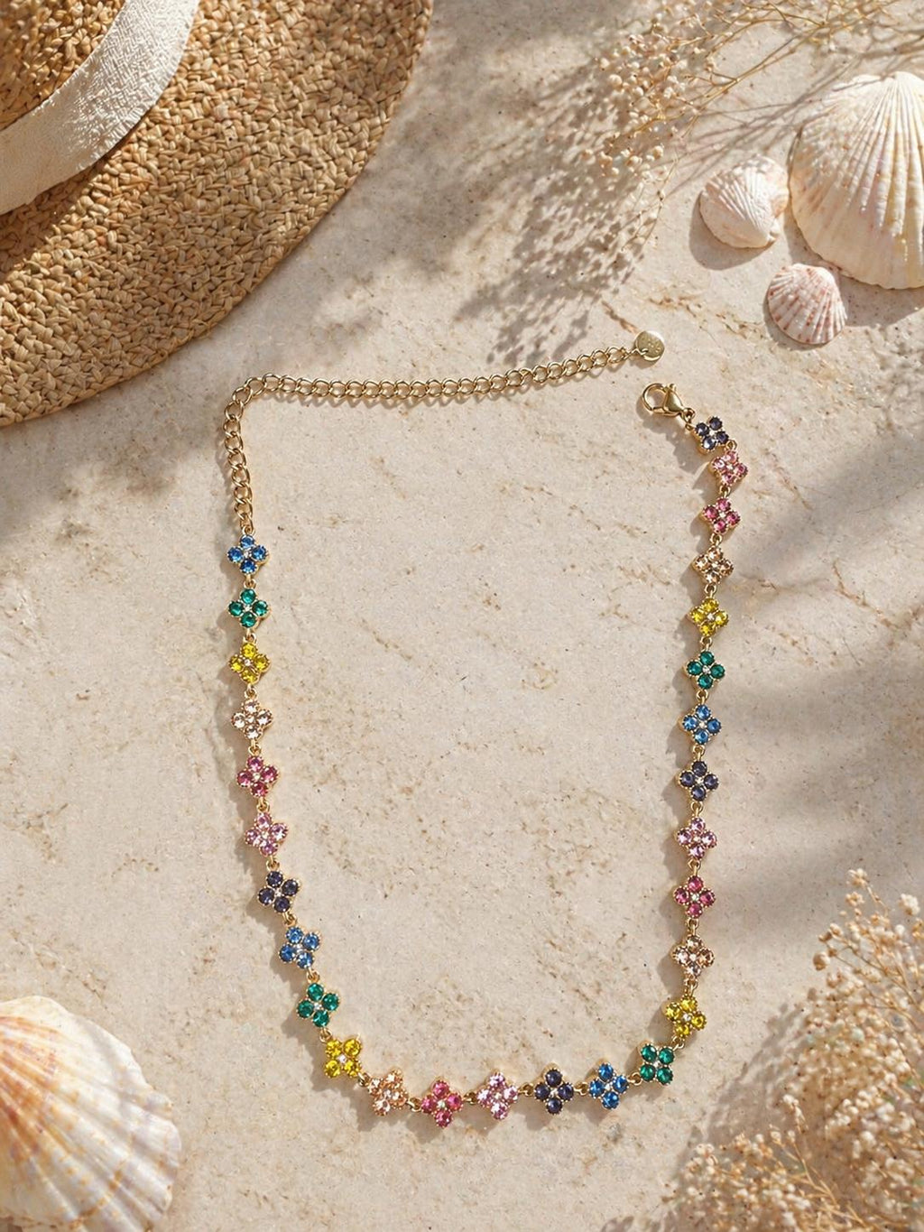 Collier FLORA Multicolores