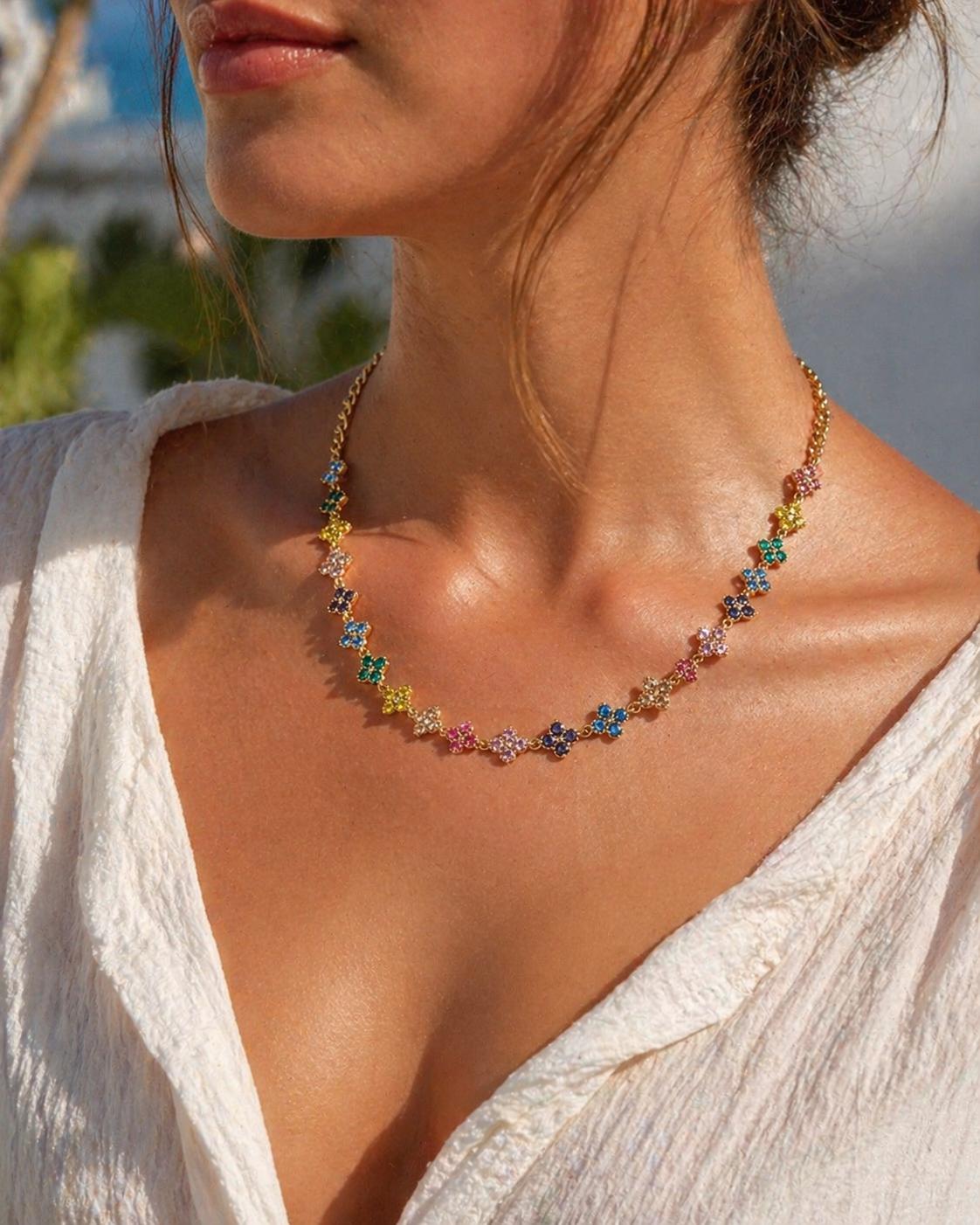 Collier FLORA Multicolores